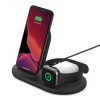 Belkin 3-in-1 Wireless Charger for Apple Devices,Black | WIZ001myBK