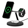 Belkin 3-in-1 Wireless Charger with MagSafe 15W,Black | WIZ009VFBK-APL