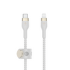 Belkin Boost charge  Pro Flex USB-C Cable with Lightning Connector -1M,White| CAA011BT1MWH