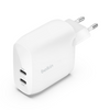 Belkin Boost Charge 30W USB-C Wall Charger Dual 30W USB-C Wall Charger , White | WCB010VFWH