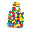 Melissa & Doug Wooden Building Set - 100 Blocks in 4 Colors and 9 Shapes | 481