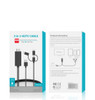 3 in 1 HDTV Cable for iPhone iPAD USB C Micro USB to HDMI Cable for Smartphone Tablet Monitor USB 2.0 Connector Power Adapter