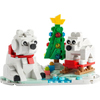 LEGO Wintertime Polar Bears Christmas Décor Building Kit, Polar Bear Gift | 40571