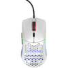 Glorious Model O Wired Gaming Mouse - RGB 67g Lightweight Ergonomic - Backlit Honeycomb Shell Design Mice, Matte White