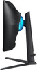 Samsung Odyssey G6 32-inch QHD curved gaming monitor with RGB lighting on gaming desk
