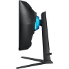 Samsung Odyssey G6 32-inch QHD curved gaming monitor with RGB lighting on gaming desk