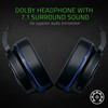 Razer Thresher Stereo Headset for PC,PS4, PS5: Lag-Free Wireless Connection - Retractable Digital Microphone - Custom Sound Control Dials - 16-Hour Battery Life - RZ04-02230100-R3M1