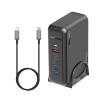 Promate 140W Super-Speed GaNFast Charging Station with Power Delivery 3.1 & Quick Charge 3.0 | GANPORT-140W.EU