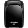 ADATA USB 3.2 Gen 2 ; External SSD, 960 GB, Business Card Size, PS4 Manufacturer’s Confirmed – Black | ASC680-960GU32G2-CBK