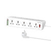 Promate 10AC Socket Space Efficient Power Strip with USB Ports | PowerMatrix-3M.EU