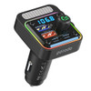 Porodo Quick-Charge FM Car Charger Dual USB-C & USB-A , Black | PD-FMT36W-BK
