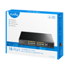 Cudy 16-Port 10/100M PoE+ Switch with 2GbE and 1 SFP Port | FS1018PS1