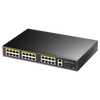 Cudy 24-Port 10/100M PoE+ Switch with 2 Gigabit Uplink Ports and 1 SFP Slot | FS1026PS1
