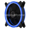 ABKONCORE FAN For Gaming Case 3in1 KIT DOUBLE RING LED Fans, RED, GREEN, BLUE