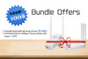 Bundle Offer A04 | 10 units TOTOLINK EX200 N300 WiFi Range Extender + 1 unit TOTOLINK N302R Plus 300Mbps 3 Antenna Wireless WiFi Router (AC1BLT01)
