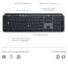 Logitech MX KEYS S Advanced Wireless Illuminated Keyboard ,Graphiter | 920-011563