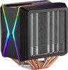 Redragon HODUR C218 ARGB dual tower CPU air cooler with 120mm RGB fan and six copper heat pipes