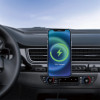 WIWU CH-315 black magnetic wireless charging car mount 15W MagSafe compatible air vent phone holder