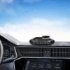 WIWU AR002 black solar rotating car aromatherapy diffuser dashboard front view