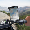 WIWU CH037 black universal bicycle phone holder handlebar mount front view