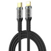 WIWU 30W fast charge, Type C to Lightning Cable Wi-C016 C-L 120CM Black | WI-C016-BLK