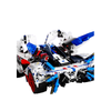 MJI Small Particle Assembling Luxury Sport Racing Car Building - 2088pcs - White/Blue | MJI-8501A