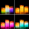 InnovaGoods Multicolour Flame-Effect Led Candles With Remote Control Lendles 3 Units | V0103781