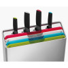 Joseph Joseph Folio Icon Plus Multicolour 8-piece Knife & Chopping Board Set | 60227