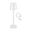 Beper Rechargeable Table Lamp,White | P201UTP102