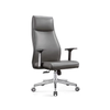 Valencia High Back Chair ,Grey Leather | HS-106 (110)