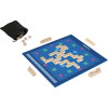 Triolet board game numbered wooden tiles racks folding board family game