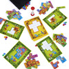 Ubongo Junior board game box colorful animal tiles puzzle boards gemstones kids