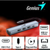 Genius 5 in 1 Hub Genius UH-545 , Silver | UH-545