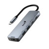 Genius 5-in-1 USB Hub Genius UH-500 ,Silver | UH-500