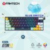 Fantech Atom63 Mk874v2 Mechanical Gaming Keyboard – 60% , 63 Total Keys , Navy Blue | MK874V2-NAB