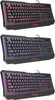 Thermaltake Tt eSPORTS Knucker 4-in-1 3 Color Membrane Keyboard & 2400 DPI Avago 5050 Optical Gaming Mouse & Headset & Mouse Pad Combo Kit | KB-GCK-PLBLUS-01