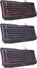 Thermaltake Tt eSPORTS Knucker 4-in-1 3 Color Membrane Keyboard & 2400 DPI Avago 5050 Optical Gaming Mouse & Headset & Mouse Pad Combo Kit | KB-GCK-PLBLUS-01