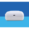 Xprinter XP-TP2 blue compact portable thermal receipt printer front view