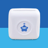 Xprinter XP-TP2 blue compact portable thermal receipt printer front view