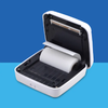 Xprinter XP-TP2 blue compact portable thermal receipt printer front view