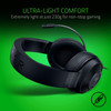 Razer Kraken X Lite Ultralight Gaming Headset: 7.1 Surround Sound - Lightweight Aluminum Frame - Bendable Cardioid Microphone - for PC, PS4, PS5, Switch, Xbox One, Xbox Series X & S, Mobile - Black | RZ04-02950100R381