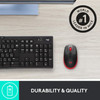 Logitech Wireless Mouse - Full Size Ambidextrous Curve Design, 18-Month Battery with Power Saving Mode, Precise Cursor Control & Scrolling, Wide Scroll Wheel, Thumb Grips - Mid Grey | M190