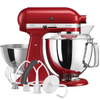 KitchenAid Mixer Tilt-Head Artisan Empire Red 4.8l  + 3 L Bowl + Flex edge Beater | 5KSM175PSEER