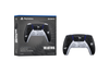 Sony PS5 DualSense wireless controller The Last of Us Limited Edition black white glossy trophy icons Fireflies logo front view