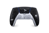 Sony PS5 DualSense wireless controller The Last of Us Limited Edition black white glossy trophy icons Fireflies logo front view