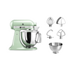 KitchenAid Artisan Stand Mixer Pistachio 4.8L with 3L Bowl & Flex Edge Beater | 5KSM175PSEPT