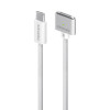 Promate Charging Cable for MacBook USB-C to MagSafe3 140W – White | MAGCORD-140PD