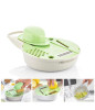 InnovaGoods 6-in-1 Multifunction Grater-Cutter With Accessories & Recipes Gradder | V0103333