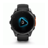 Garmin fenix 8 – 51 mm Smartwatch, AMOLED  - Sapphire, Carbon grey DLC titanium with Black/Pebble Grey Silicone Band | 010-02905-21
