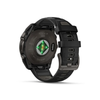 Garmin fenix 8 – 47mm Smartwatch - Sapphire, Carbon grey DLC titanium with Black/Pebble Grey Silicone Band | 010-02906-11